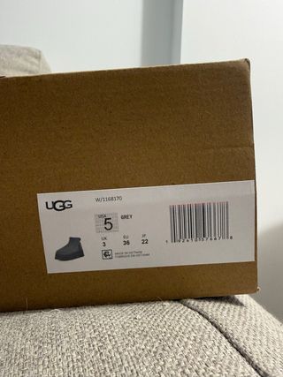 Botines UGG grises talla 36