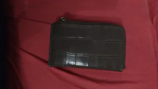 Cartera Stradivarius Gris Cocodrilo