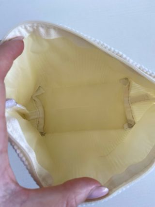 Pochette bianca minimal 22x13x5 cm - Nuova