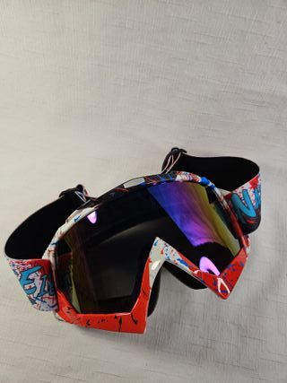 Gafas de esquí/motocross coloridas