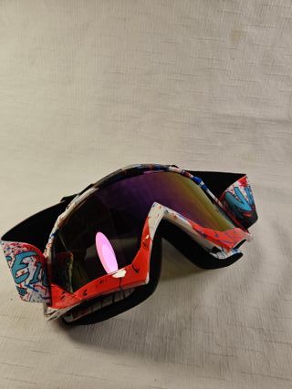 Gafas de esquí/motocross coloridas
