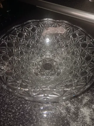 Ensaladera/Frutero Cristal Tallado