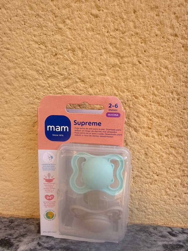 Chupete Mam Supreme Silicona 2-6 Meses