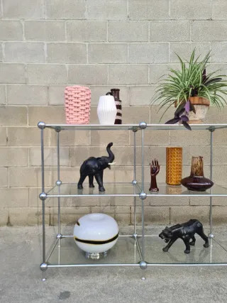 Estantería modular estilo SPUTNIK. Space Age 70s.