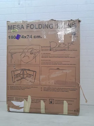 Mesa Plegable KG KITGARDEN Negra