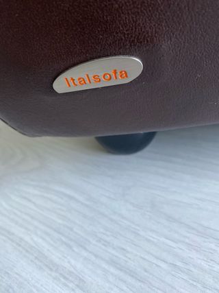 Divano a 3 posti in pelle