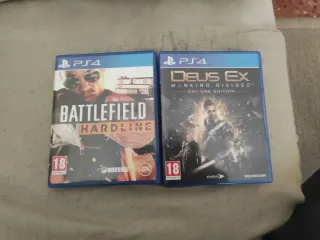 PS4 Deus Ex & Battlefield Hardline Juegos