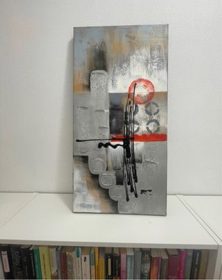 Cuadro abstracto 40x80 cm