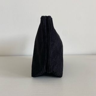 Pochette nera minimal 22x13x5 cm - Nuova