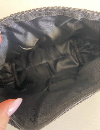 Pochette nera minimal 22x13x5 cm - Nuova