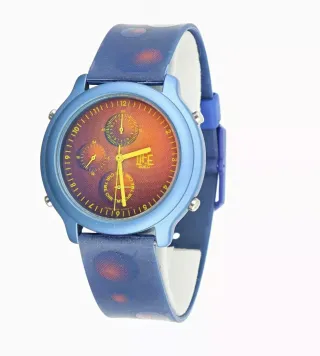 Orologio LIFE Chronograph Quadrante Arancio Blu
