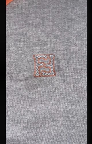 Polo Fendi Grigio Arancio