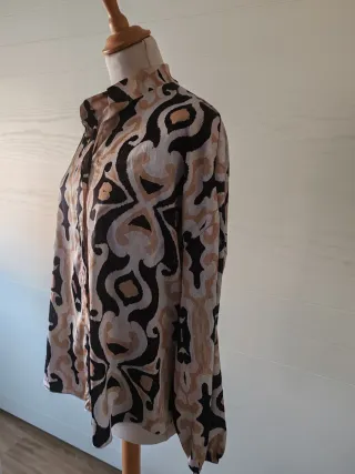 Camicia fantasia donna taglia unica