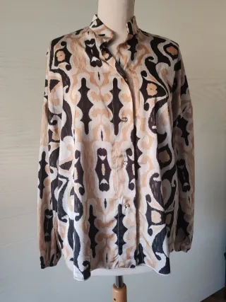 Camicia fantasia donna taglia unica
