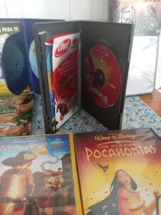 Lote DVDs Dibujos Animados Infantil Español