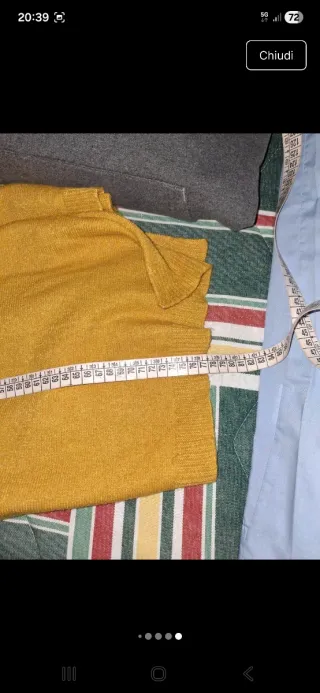 Maglia oversize gialla