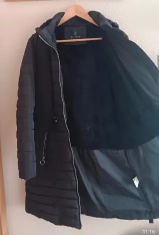 Abrigo Di Bye Negro Talla 46