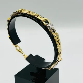 Pulsera Cartier Medusa Greca Bicolor 8MM 18K