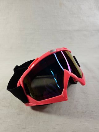 Gafas de esquí rosas
