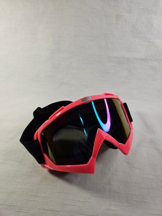 Gafas de esquí rosas