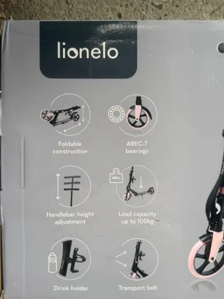Patinete Urbano Lionelo Luca XXL Rosa
