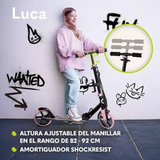 Patinete Urbano Lionelo Luca XXL Rosa