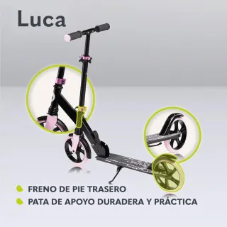 Patinete Urbano Lionelo Luca XXL Rosa