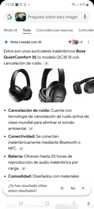 Auriculares Bose Negros