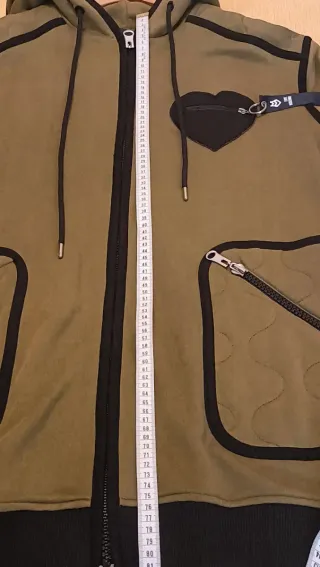 Chaqueta larga Moschino capucha