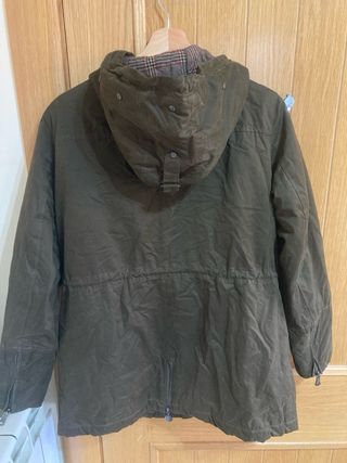 Abrigo verde con forro de borreguito