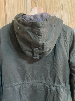 Abrigo verde con forro de borreguito