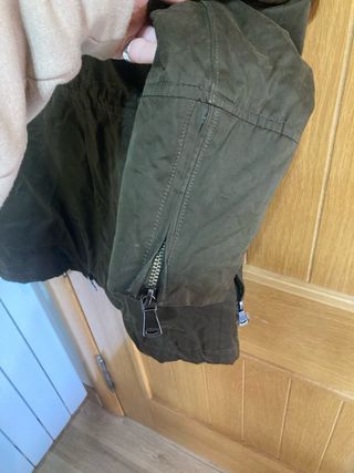 Abrigo verde con forro de borreguito