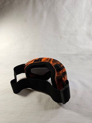 Gafas de esquí con diseño naranja