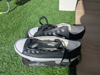 Converse Piel Negras Talla 39 Plataforma nuevas