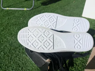 Converse Piel Negras Talla 39 Plataforma nuevas