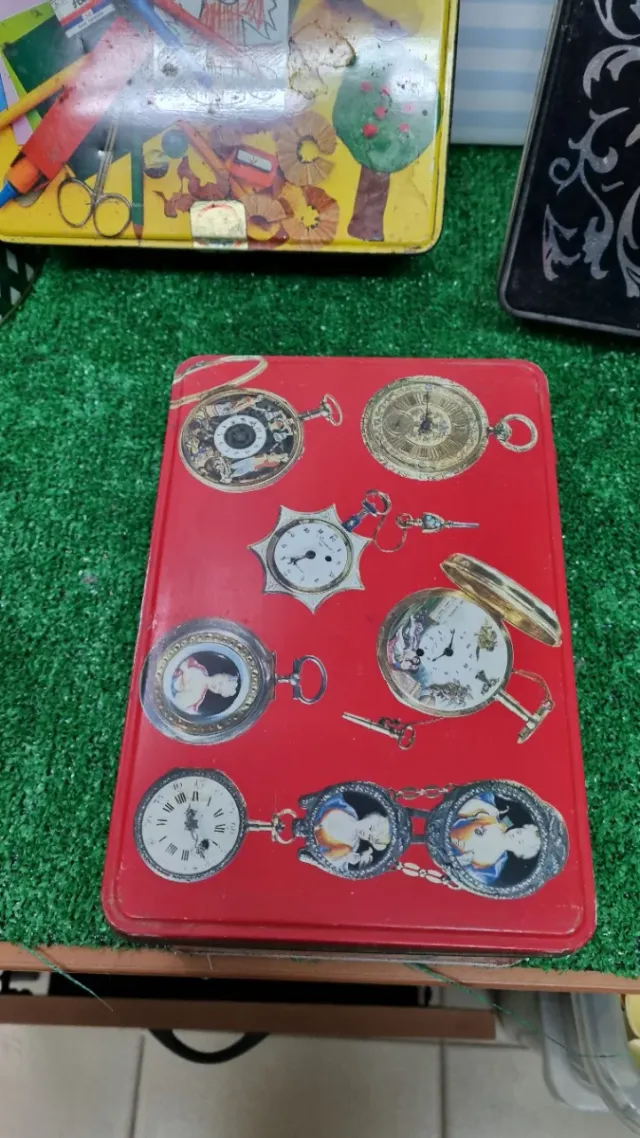 Lote 7 Cajas Metálicas Vintage