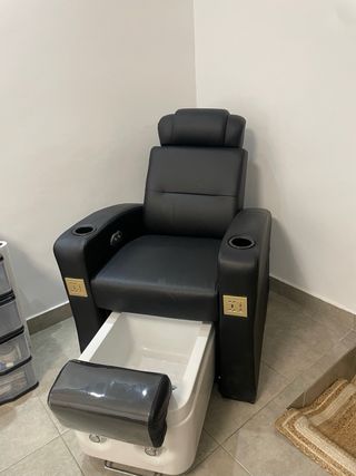 Sillón Relax Pedicura Negro