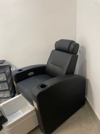 Sillón Relax Pedicura Negro