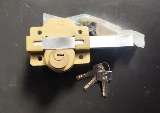 Cerrojo de seguridad redondo con 3 llaves