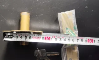 Cerrojo de seguridad redondo con 3 llaves