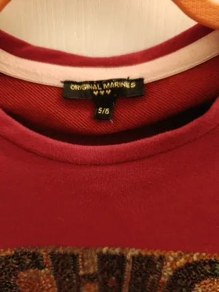 Maglietta bambina 5-6 anni con paillettes