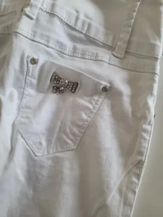 Pantalón mujer blanco