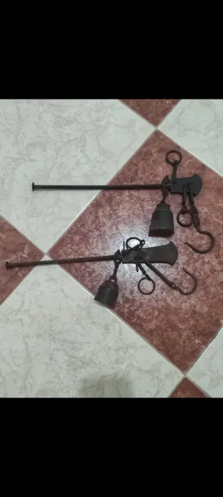 Básculas Romanas Antiguas 16 y 32 kg