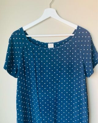 Vestido Petits Hauts azul lunares