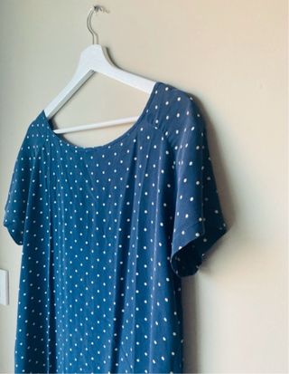 Vestido Petits Hauts azul lunares