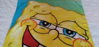 Toalla Playa Bob Esponja Algodón