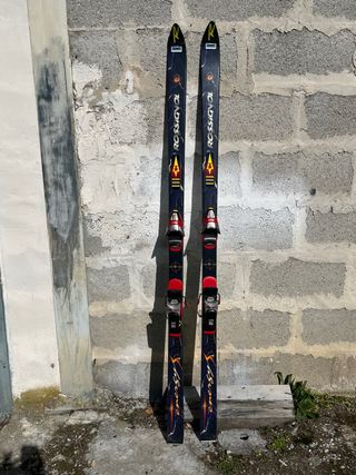 Esquís Rossignol 183 cm NUEVOS + fijaciones Look
