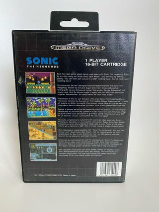 Sonic The Hedgehog Sega Mega Drive