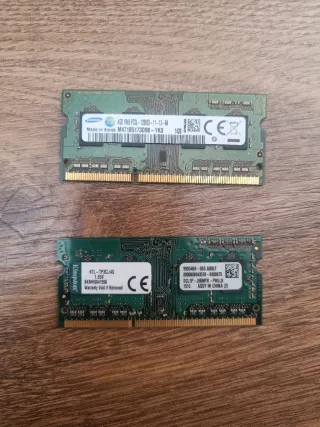 Lote 2x Módulos RAM DDR3 4GB