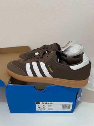 Adidas Samba OG Castanho/Branco Tamanho 37 NOVAS